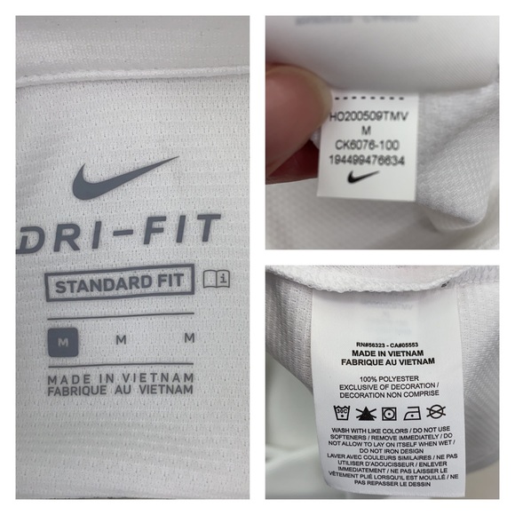 NIKE Essential DriFIT Half Zip Golf Pullover AS IS - Picture 10 of 12